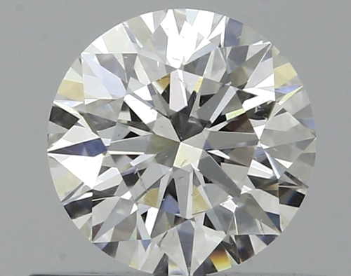 0.52 carat G-SI2 Excellent cut Natūralus Round Deimantas (1)