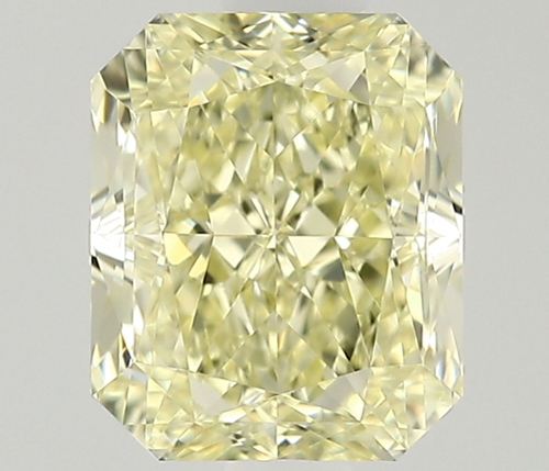 0.9 carat Fancy Yellow-VVS1 Natūralus Radiant Deimantas (1)
