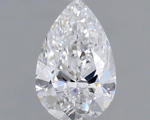 0.5 carat D-SI1 Natūralus Pear Deimantas (1)