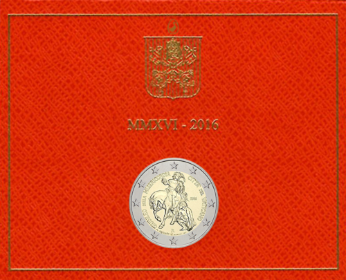 2016 Vatican Misericordia 2 euro coin (2)