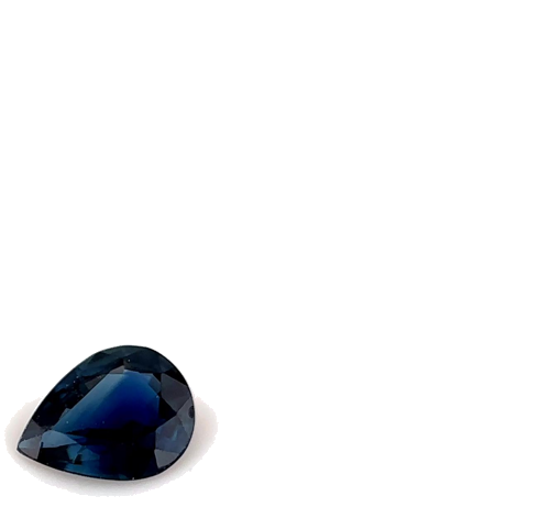 0.32 carat BLUE Pear Safyras (1)