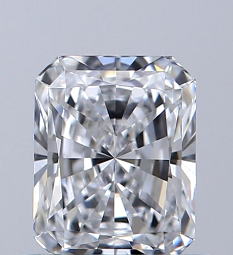 0.6 carat D-VVS2 Natūralus Radiant Deimantas (1)