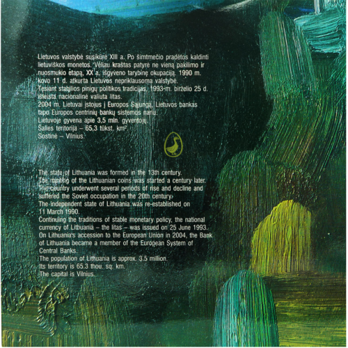 2009 Литва BU лотове монети Proof комплект (4)