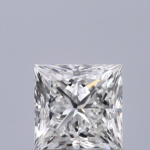 0.58 carat H-VVS2 Natūralus Princess Deimantas (1)