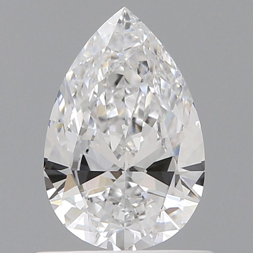 0.7 carat D-VS2 Natūralus Pear Deimantas (1)