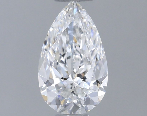0.5 carat E-VS1 Natūralus Pear Deimantas (1)