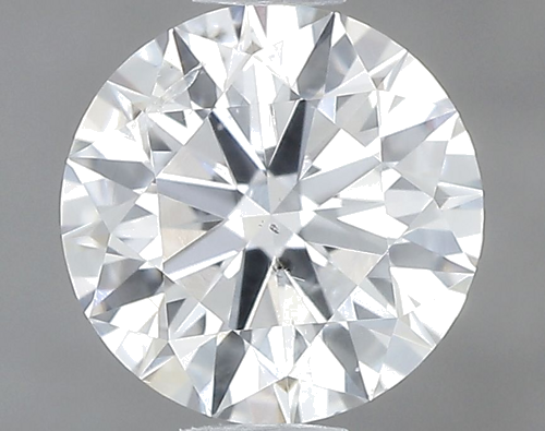 0.59 carat E-SI2 Excellent cut Natūralus Round Deimantas (1)