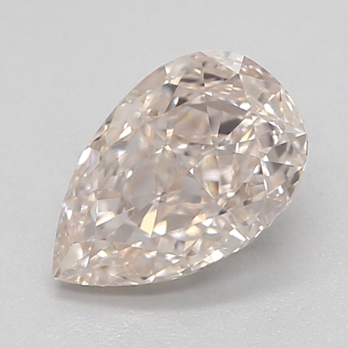 0.46 carat Light Pinkish Brown-VVS2 Natūralus Pear Deimantas (1)