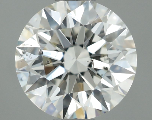 0.61 carat K-SI2 Excellent cut Natūralus Round Deimantas (1)