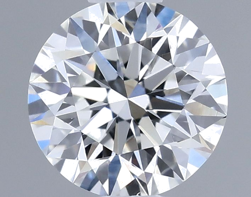 0.43 carat F-VVS1 Excellent cut Natūralus Round Deimantas (1)