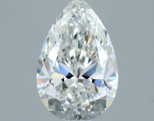0.5 carat F-VS2 Natūralus Pear Deimantas (1)