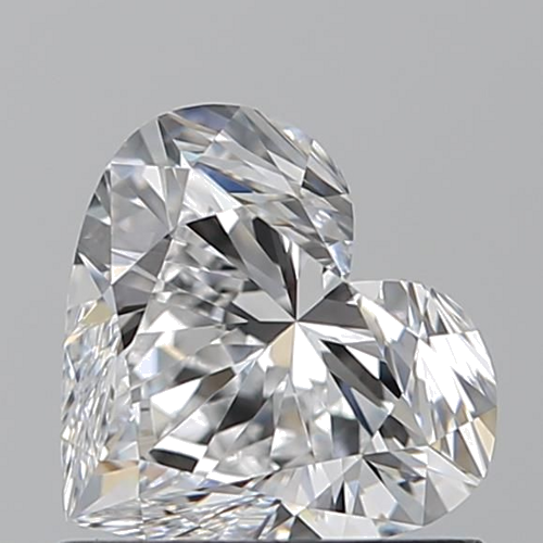 0.9 carat D-VVS1 Natūralus Heart Deimantas (1)