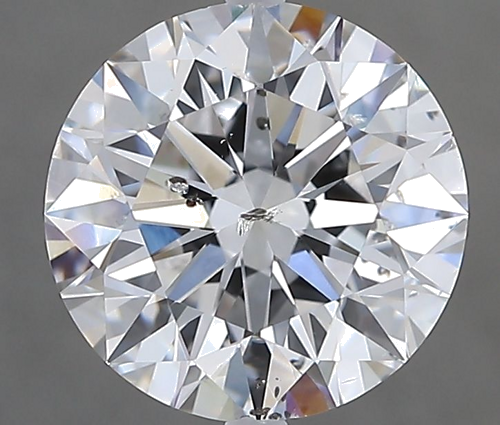 2.5 carat D-SI2 Excellent cut Natūralus Round Deimantas (1)