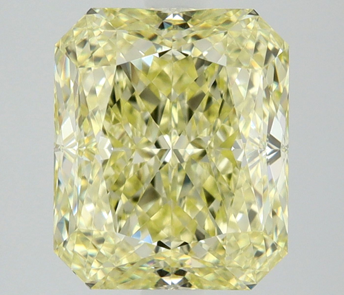 2.13 carat Fancy Light Yellow-IF Natūralus Radiant Deimantas (1)
