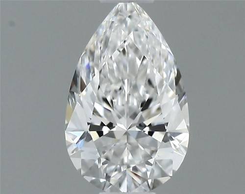 0.4 carat F-VVS1 Natūralus Pear Deimantas (1)