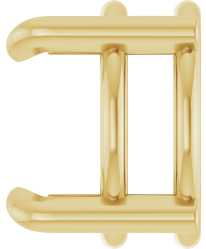 14K Yellow 8 mm Round Pendant Mounting (3)