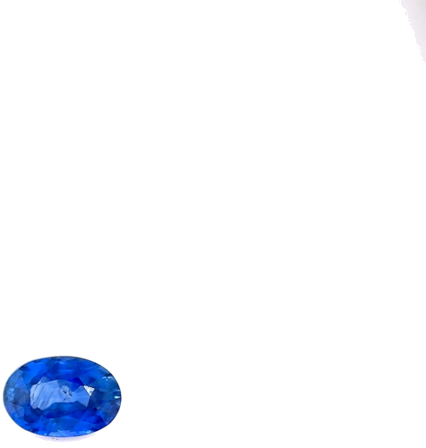 0.66 carat BLUE Oval Safyras (1)