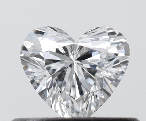 0.34 carat E-VVS1 Natūralus Heart Deimantas (1)