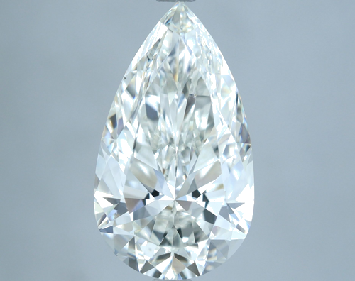 4.02 carat I-VS2 Natūralus Pear Deimantas (1)
