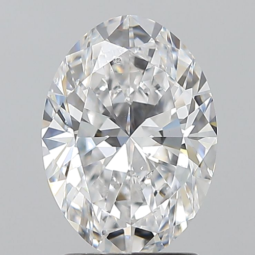 2.02 carat D-SI1 Natūralus Oval Deimantas (1)