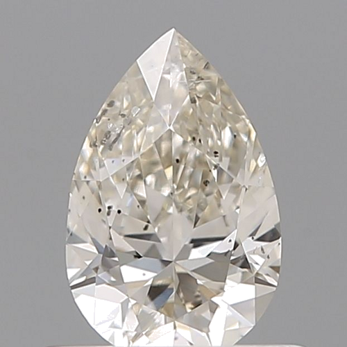 0.5 carat K-SI2 Natūralus Pear Deimantas (1)