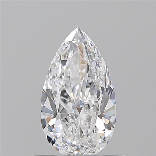 0.7 carat D-VS1 Natūralus Pear Deimantas (1)