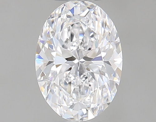 0.4 carat D-VVS2 Natūralus Oval Deimantas (1)