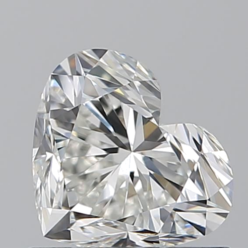 0.9 carat H-VVS1 Natūralus Heart Deimantas (1)