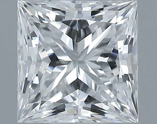 0.33 carat D-VVS2 Natūralus Princess Deimantas (1)