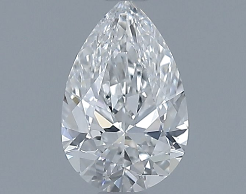 0.62 carat F-VVS1 Natūralus Pear Deimantas (1)