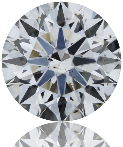0.44 carat I-SI1 Excellent cut Natūralus Round Deimantas (1)