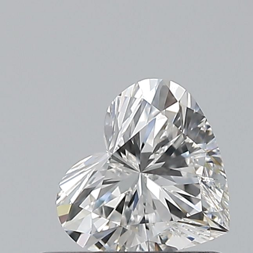 0.5 carat F-VVS1 Natūralus Heart Deimantas (1)