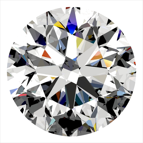 0.6 carat E-SI1 Very Good cut Natūralus Round Deimantas (1)