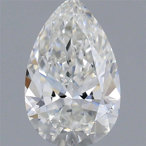 0.5 carat G-VVS2 Natūralus Pear Deimantas (1)