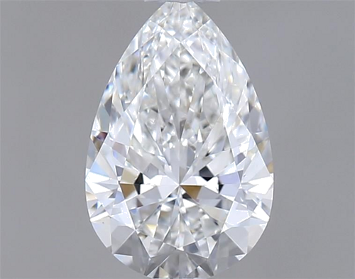 0.71 carat F-VS2 Natūralus Pear Deimantas (1)