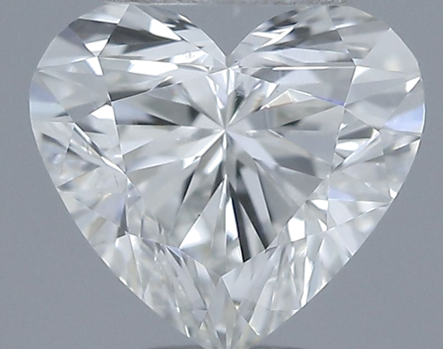 0.46 carat H-VS2 Natūralus Heart Deimantas (1)