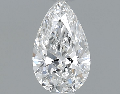 0.56 carat E-VVS1 Natūralus Pear Deimantas (1)
