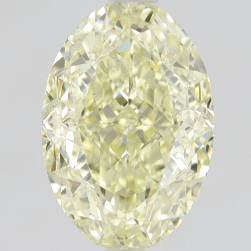 1.16 carat Fancy Light Yellow-SI1 Natūralus Oval Deimantas (1)