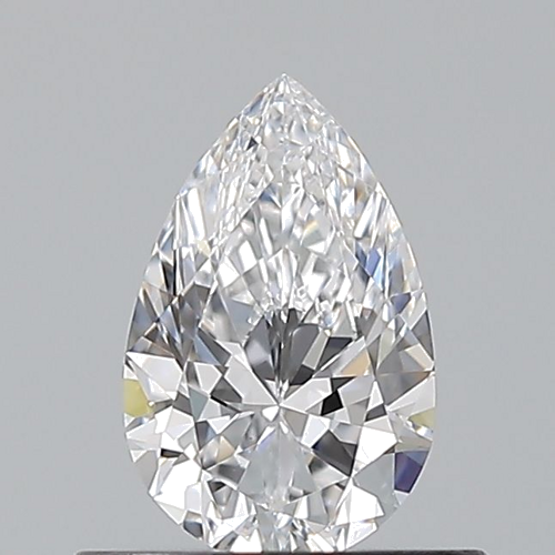 0.5 carat D-VS1 Natūralus Pear Deimantas (1)