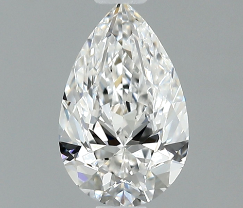 0.69 carat F-VS2 Natūralus Pear Deimantas (1)