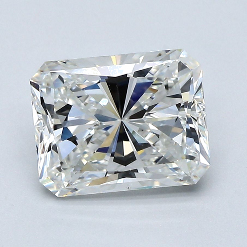 2.5 carat G-VS1 Natūralus Radiant Deimantas (1)