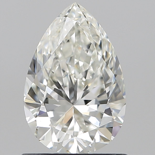 1.0 carat I-VS1 Natūralus Pear Deimantas (1)