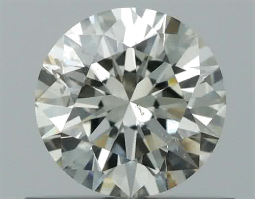 0.54 carat K-SI1 Excellent cut Natūralus Round Deimantas (1)