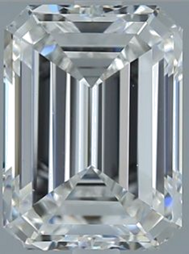 2.2 carat F-VS2 Natūralus Emerald Deimantas (1)