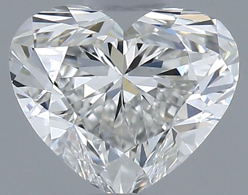 0.5 carat G-VVS2 Natūralus Heart Deimantas (1)