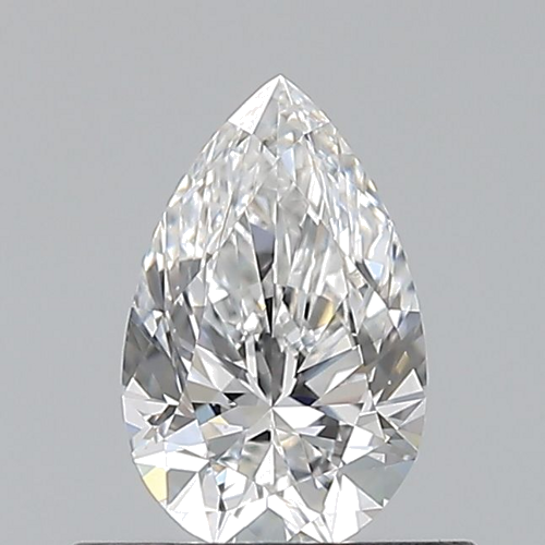 0.5 carat E-VS1 Natūralus Pear Deimantas (1)
