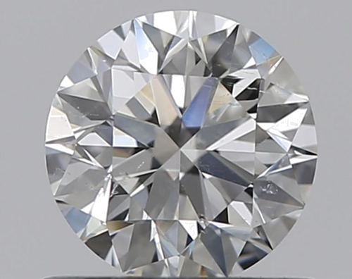 0.6 carat G-SI2 Excellent cut Natūralus Round Deimantas (1)