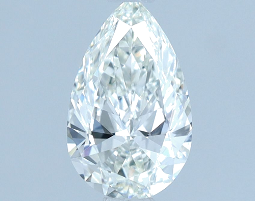 0.7 carat G-SI1 Natūralus Pear Deimantas (1)