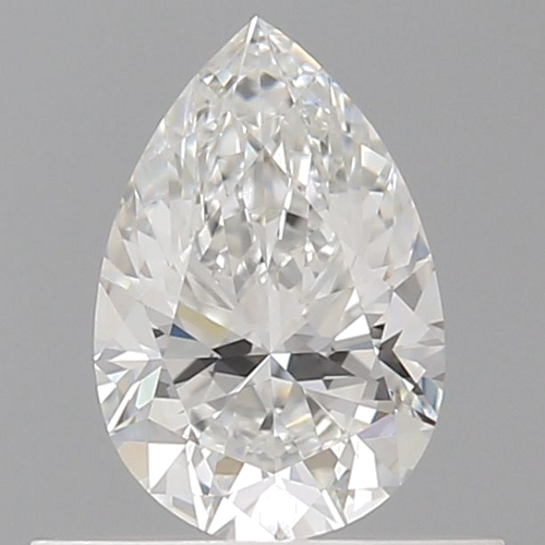 0.5 carat E-VVS1 Natūralus Pear Deimantas (1)