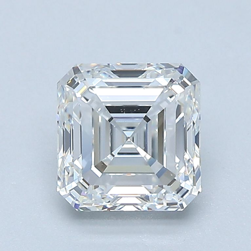 1.51 carat F-VS2 Natūralus Asscher Deimantas (1)